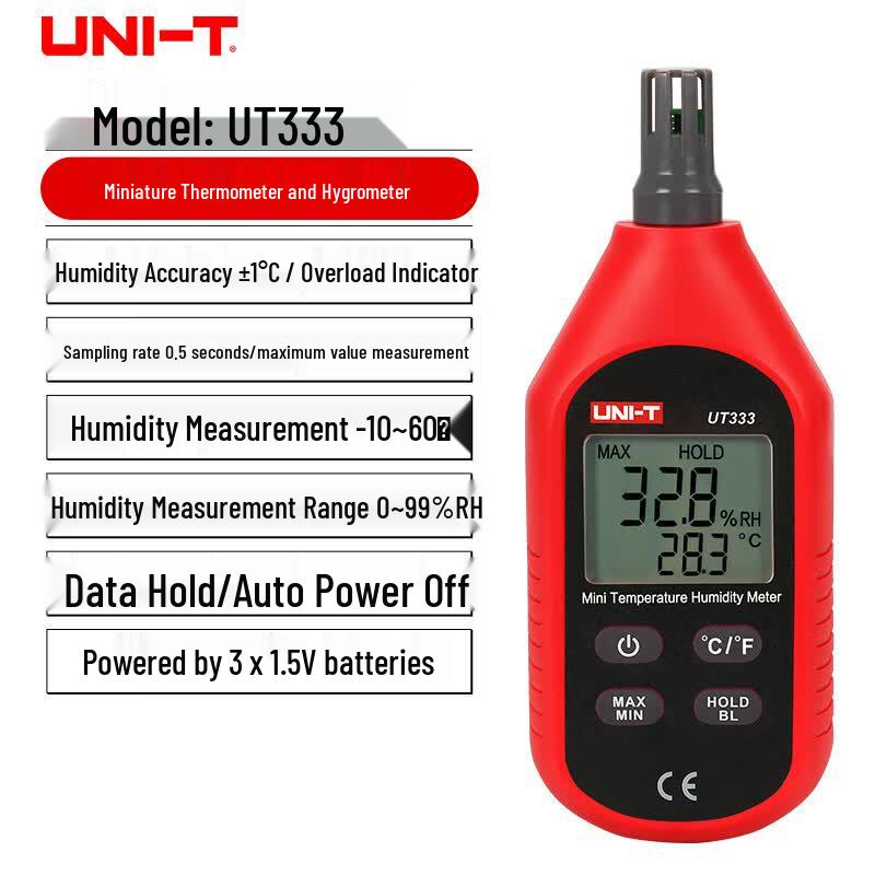 UNI-T Digitales Temperatur- und Feuchtigkeitsmessgerät (CN-Version)