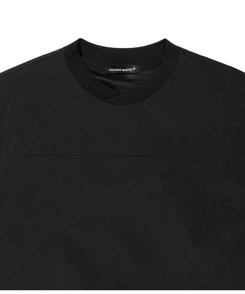 Loghideumatin Lm Woven Achromatic Crew Neck (Black)