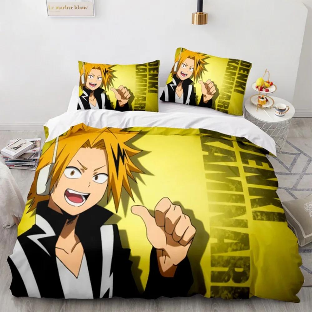 NEW My Hero Academia Anime Duvet Cover Set with Pillow Covers Polyester Teens Kids Bedding Set Full Queen King Size Bed Linen