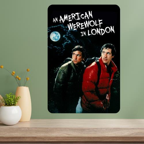 Am American Werewolf in London Classic Movie Metal Poster Sign 20x30cm（7.8x11.8inch）