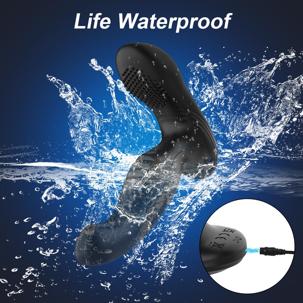 Male Sex Toy Wiggle Prostate Massager for Men APP Control Swing Vibrating Anal Vibrator Butt Plug Perineum Stimulator Buttplug