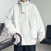 3-In-1 Outdoor Jacket Men's Removable Hooded Tooling Jacket Japanese Mountaineering Jacket
