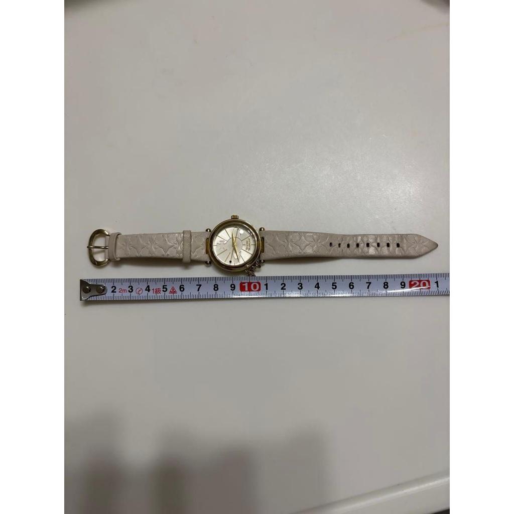 Used Vivienne Westwood ORB II Watch White Leather