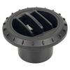 Diesel Heater Air Outlet Vent Black Round Rotating Louver Grille