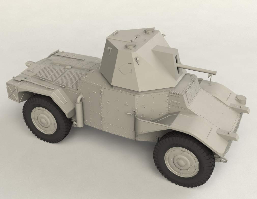 ICM 1/35 scale German Army P204 (f) Armored Car with CDM Turret, Plastic Model Kit 35377
