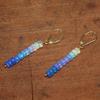 Genuine Blue Opal Beaded Earring, Ethiopian Opal Beads Cluster Earring, Opal Handmade Dangle Earrings for Women, October Birthstone Earring