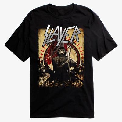 Slayer SKELETON SOLDIER Koszulka Zespół Heavy Metal NOWA Licencjonowana Oficjalna