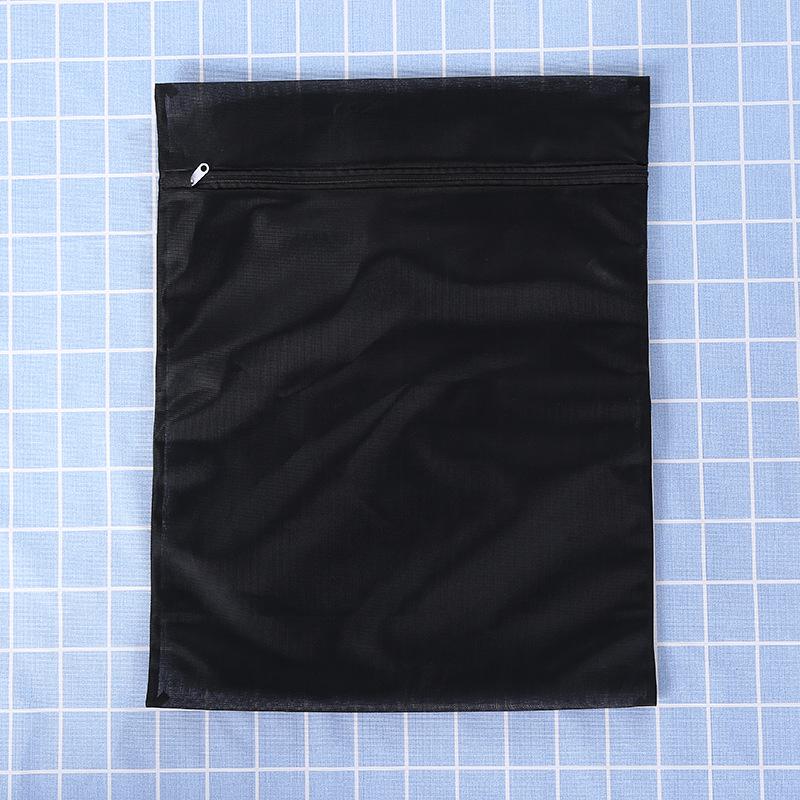 Large Black & White Fine Mesh Laundry Bag for Machine Washing and Clothing Storage