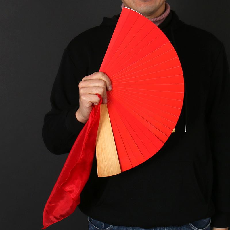 

Чотири кольори Magic Fan Fan Magic Stage Fan Magician Close Shot Magic Props Double Sided Fan Party Magic Fan Toys