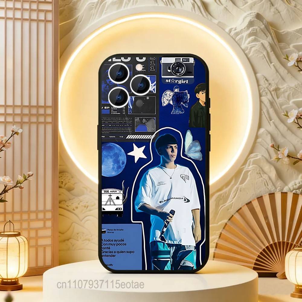 Singer Milo J Black Soft Case For iPhone 17 13 14 15 11 16 12 Pro Max Pro Max Plus E Air Mini Phone Cover Shell