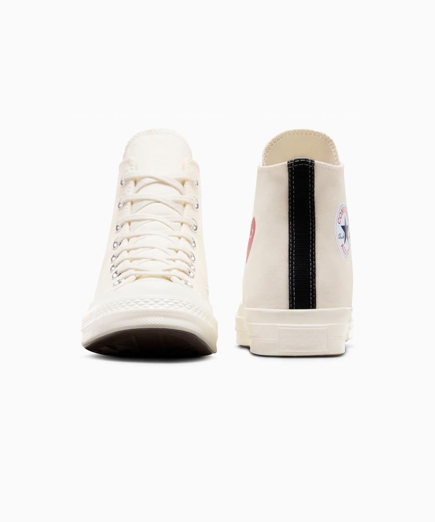 Converse X Play Comme Des Garçons Single Heart Chuck 70 High A08800C
