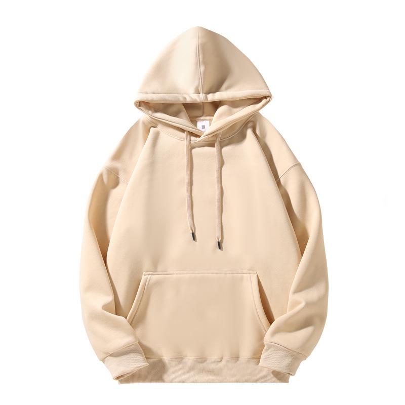 420g Ouli Bluza z obniżonym ramieniem i podwójnym kapturem Męska Casual Luźna Bluza - Jesień/Zima Wszechstronna Bluza