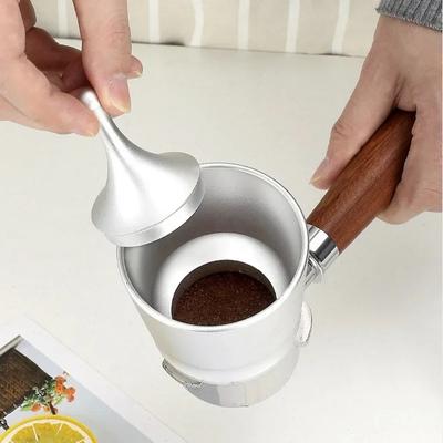 Coffee Dosing Funnel Aluminum Alloy Dosing Shaker Fit 51/58mm Espresso Dosing Cup Home Barista Tool Coffee Powder Dispenser