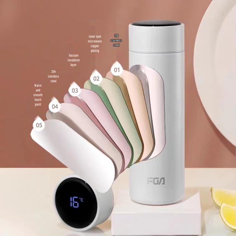 Fuguang Smart Digital Display Thermos Cup