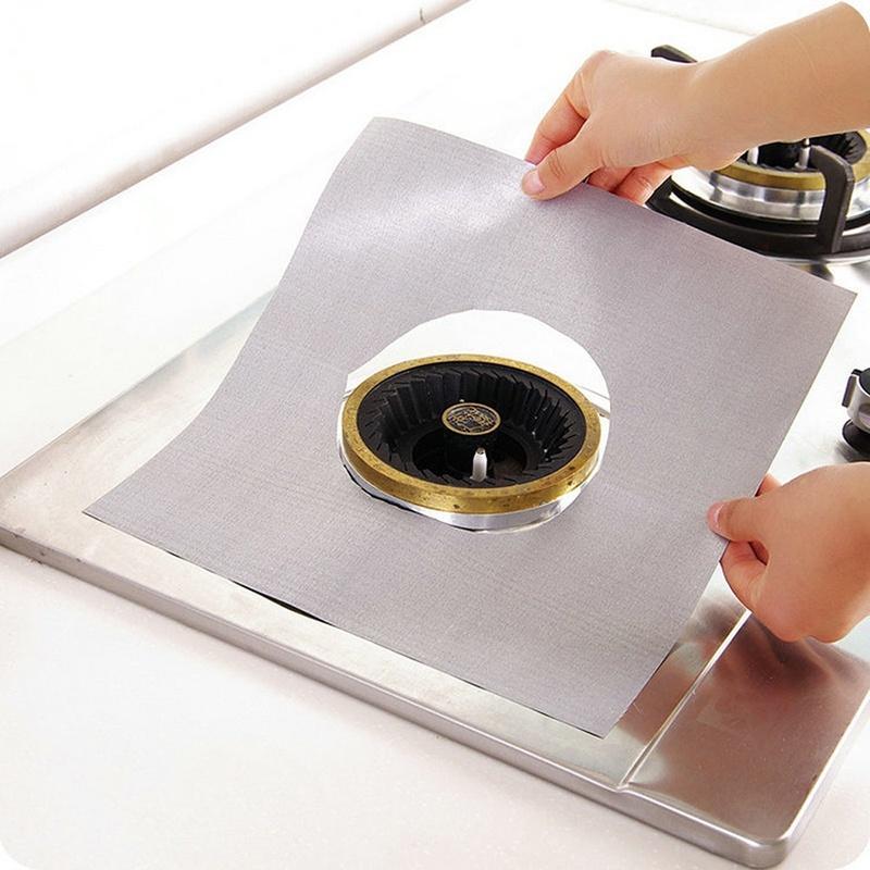 1PCS Tide Clean After Cooks In Kitchen Gas Stove Burner Protector Clean Mat Pad