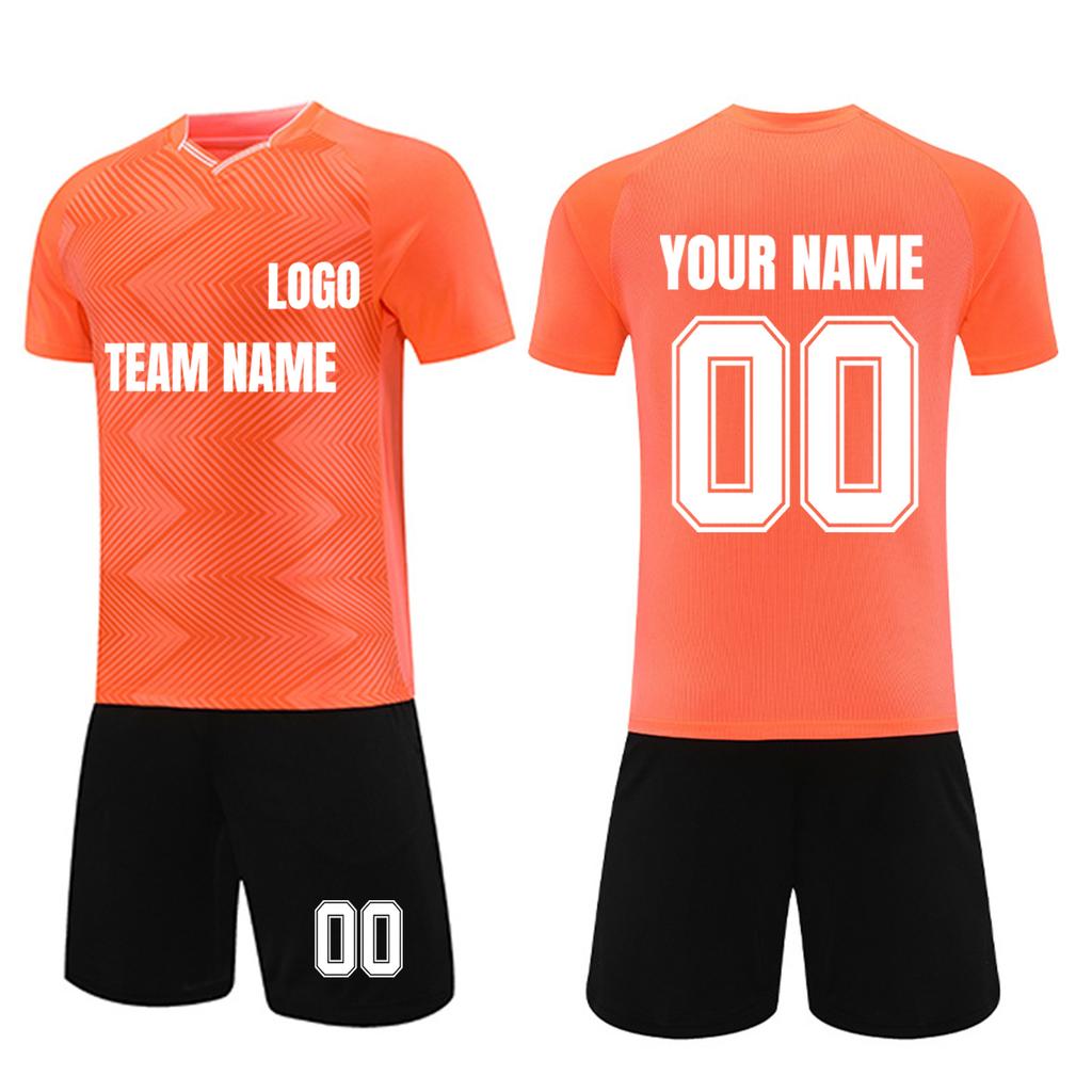 Personalised Shirts Kit Mens Girls With Name Number Custom Football Jerseys For Boys Training Suit