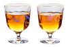 Toyo Sasaki Glass BENEDIRE Flower Pair Free Glass, 285ml, Made in Japan, Wine Glass, Perfect for Red and White Wine, Gift, G098-S107