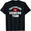 Switzerland Drinking Team Shirt For Switzerland Sports Fans T-Shirt