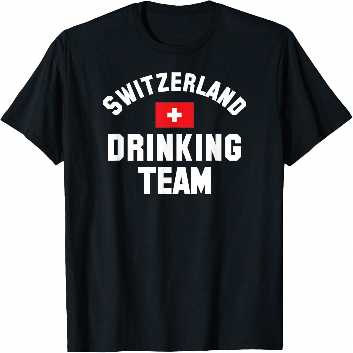 Switzerland Drinking Team Shirt For Switzerland Sports Fans T-Shirt S