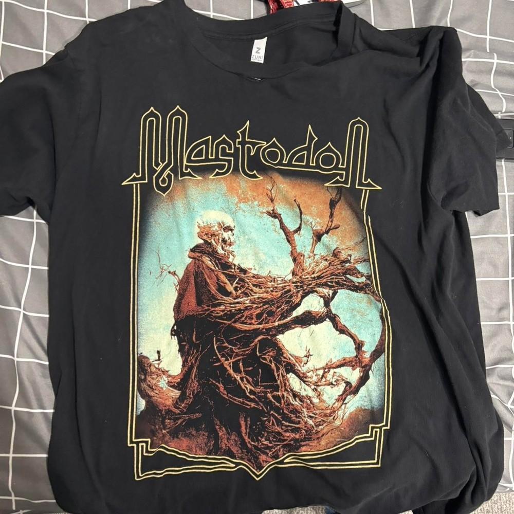 Vintage Mastodon rock tour short sleeve classic black color shirt KV32807 Unisex T-Shirt M