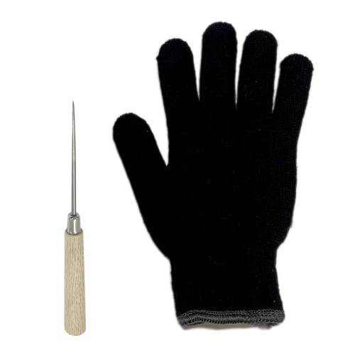 Arcland Sakamoto Awl with Wooden Handle, Needle Length: 79mm, 135318