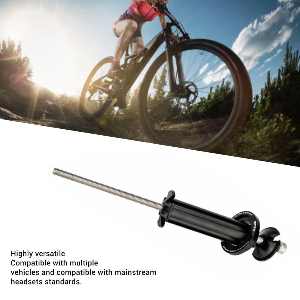 Black Bike Headset Compression Core Aluminum Alloy Bike Stem Plug  Bicycle Repair
