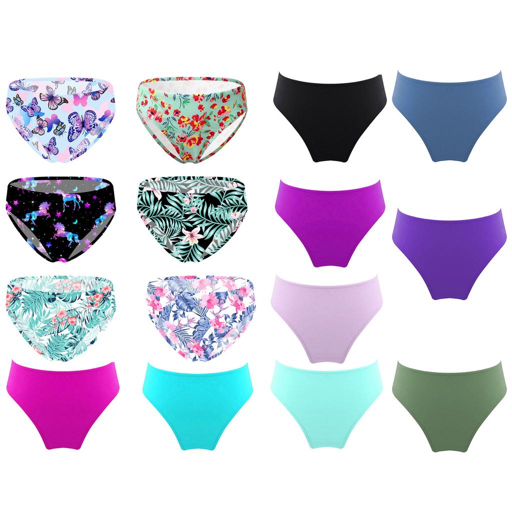 Girls Swim Bottoms Briefs Beach Pool Swimming Bathing Suit Bottoms Elastic Waist