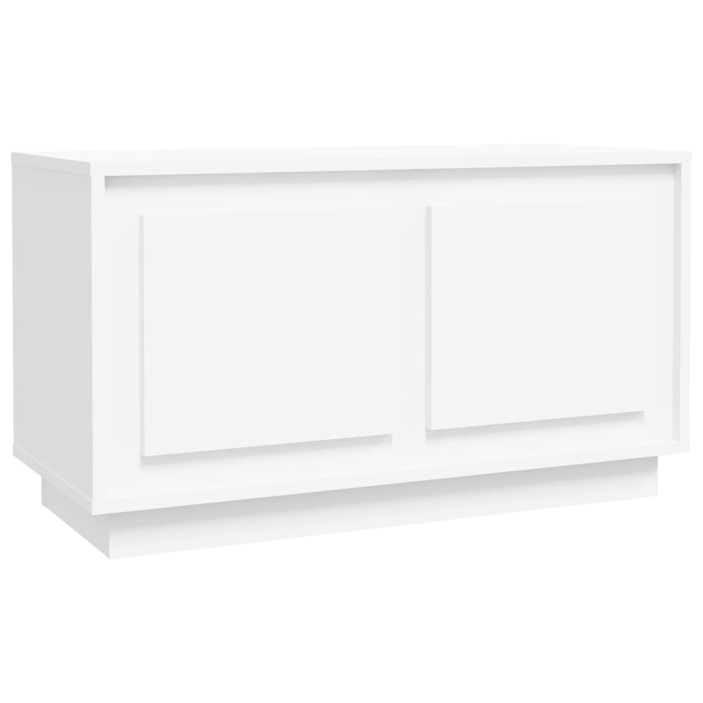 TV Cabinet White 80 x 35 x 45 cm Particleboard