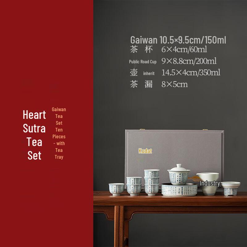 Jingdezhen Vintage Chinese Kung Fu Tea Set