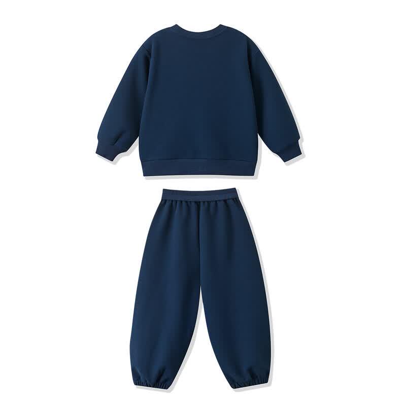 ASK JUNIOR Girls' Academy Style Sweatshirt & Pants Set