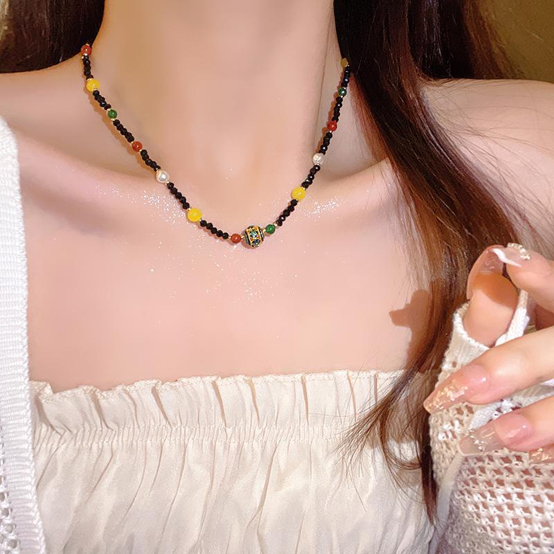 Chinese Zen Butterfly Necklace - Elegant Retro Clavicle Chain for Women, Versatile High-End Ethnic Style Accessory