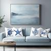 4Pcs Sea Life Coastal Throw Pillow Covers ,Decorative Pillows For Couch Sofa Living Room Bedroom, Starfish Turtle Crab Decor