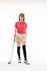 HUSTONY Korean Golf Faux for Spring and Autumn Above the UV-Cut Socks, Two-Tone Leggings, Knee-High (Beige/Black, Knee)