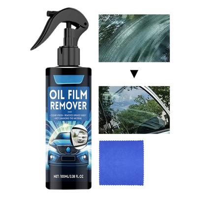 Glass Oil Film Remover Glass Water Cleaner 100ml Car Detailing Glass Film Removal Cleaning Agent Novelty Auto Supplies