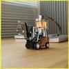 New 1/64 Remote-Controlled Alloy Forklift Engineering Vehicle Tabletop Toys Model Collection Birthday Gift For Girls Boys