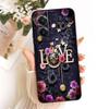 Cherry Daisy Cat Printed Phone Case For Oppo A3x CPH2641 CPH2681 / Oppo A3 4G 5G Back Cover Matte Liquid Silicone Funda Casing