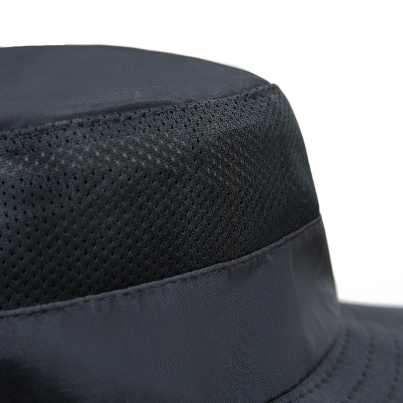 Sun Protective Fishing Hat  Breathable Adjustable Headgear Unisex Meshes Sun Hat for Outdoor Activity Men Women