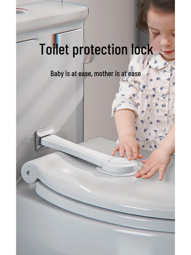 Child Safety Toilet Lock: Prevents Baby from Opening Toilet Lid