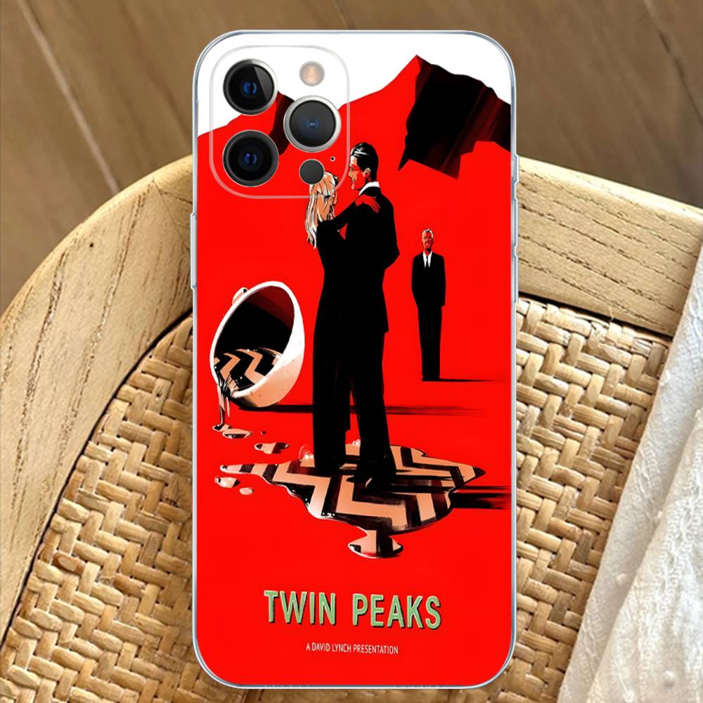 YNDFCNB Welcome To Twin Peaks Transparent Phone Case For IPhone 16 15 14 13 12 11 Pro Max Plus Soft Cover