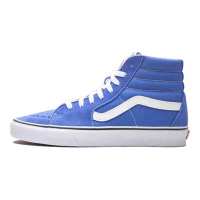 Sk8 Canvas Moderno Casual Absorción de Impactos Duradero Ligero Transpirable Zapatillas de Skate de Caña Alta Unisex Zapatillas Azul Claro VN0A4U3C1UJ