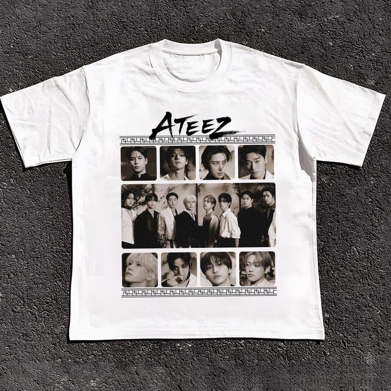 2026 Retro Ateez Golden Hour Part 4 Shirt, Ateez Kpop Shirt, ATEEZ Golden Hour Part 4 Tracklist Shirt, Ateez World Tour In Your Fantasy