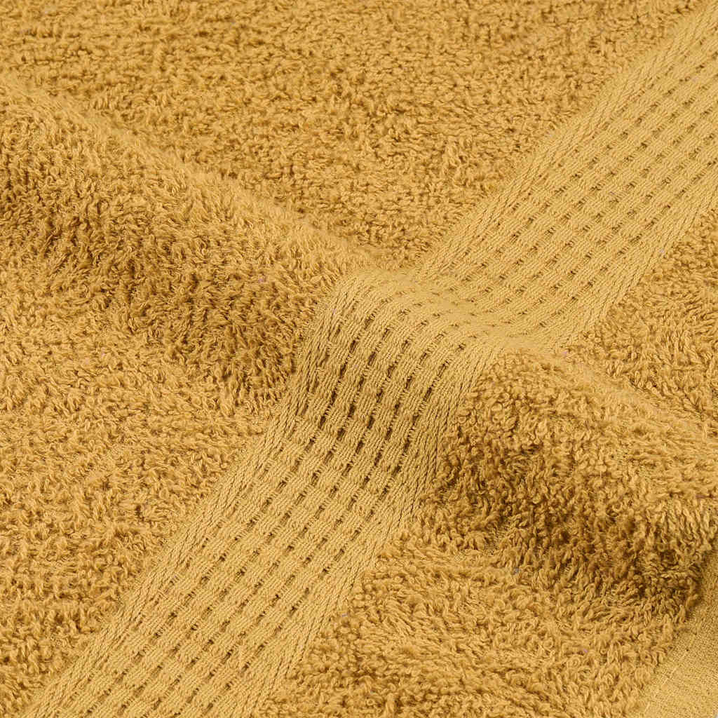 Vidaxl Ręczniki Do Sauny 2 Szt. Złoty 80X200 Cm 360 Gsm 100% Bawełna
