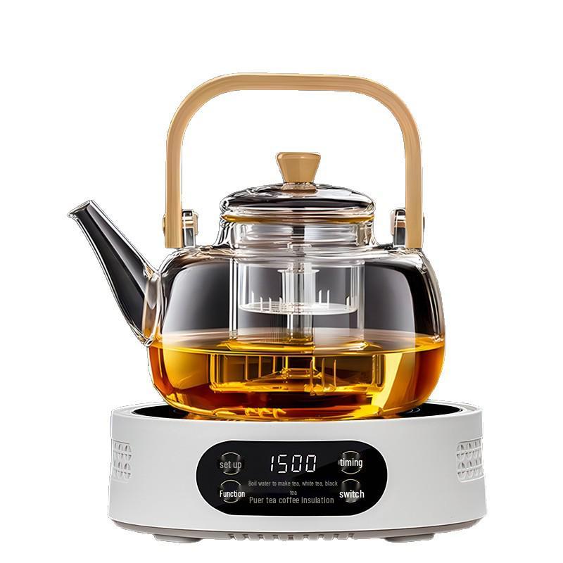Smart Electric Glass Tea Cooker: Compact Ceramic Stove & Health-Preserving Hot Plate Kettle Gift