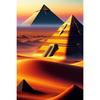 Egyptian Pyramid Temple Sphinx Prints Poster Canvas HD Painting Modern Wall Art Pictures For Living Room Bedroom Home Decoration