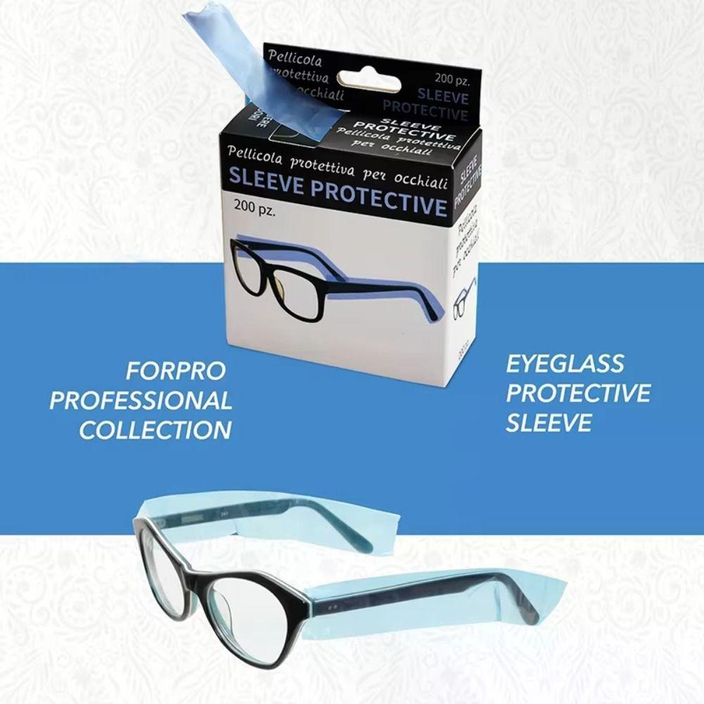 200Pcs/Box Disposable Disposable Glasses Leg Sleeves Anti-slip Hair Coloring Protector  Hairdressing