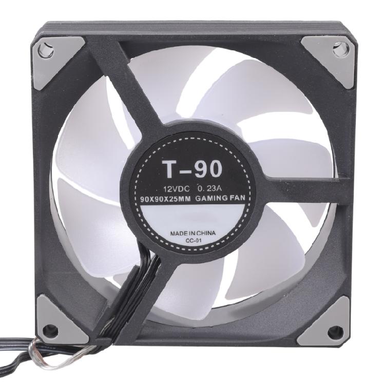 90mm ARGB LED Fan With PWM Control  ARGB LED Lights Optimal Airflows For Home Offices Desktop Case Fan