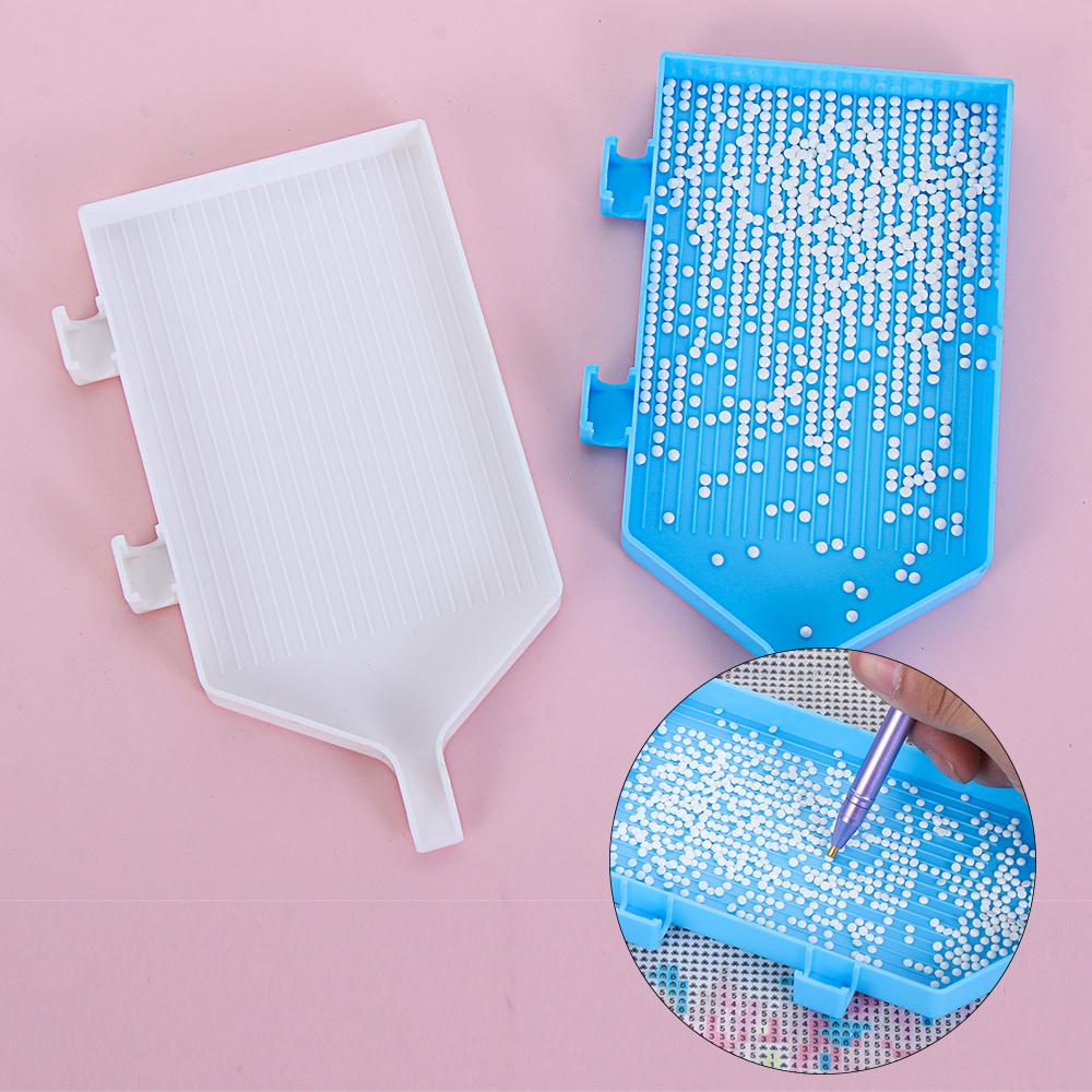 Painting Diamond Painting Drill Plate Large Capacity Plastic Tray Diamond Painting Accessories