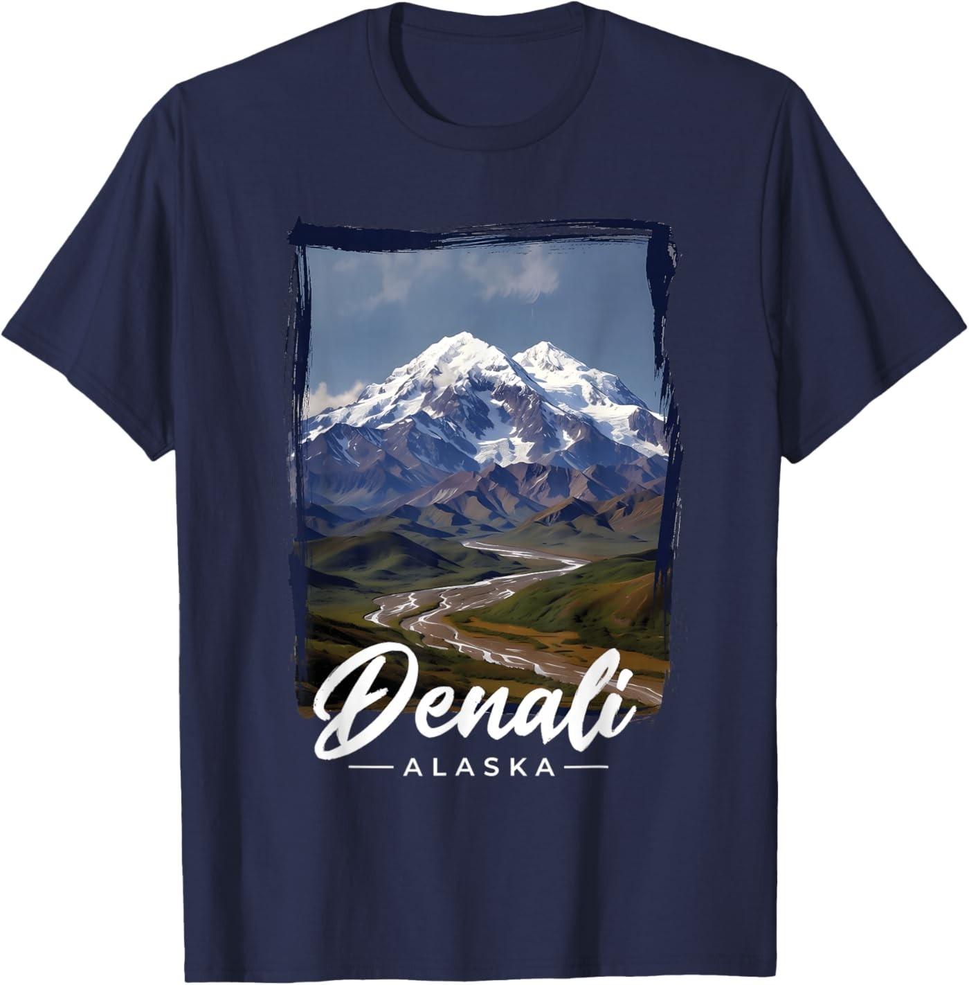 Denali National Park Alaska T-Shirt S разноцветный