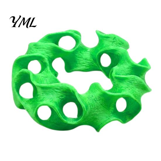Aquarium Landscape Accessories 3D Printed Hideout Cave, Wavy Hollow Ring Fish Shrimp Shelter, Shelter Breeding Hiding Hole Decor, Tank Ornament