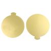 100 PCS Mousse Cake Boards Gold Paper Cupcake Dessert Displays Tray Wedding Birthday Cake